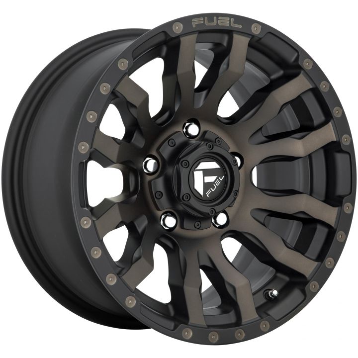 Fuel Wheels<br>Blitz Matte Black Machined (17x9)